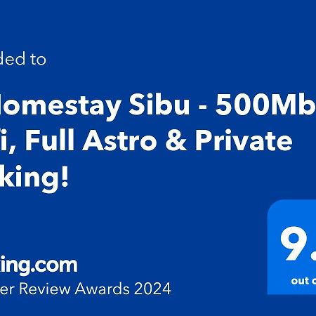 H Homestay Sibu - 500Mbps Wifi, Full Astro & Private Parking! المظهر الخارجي الصورة